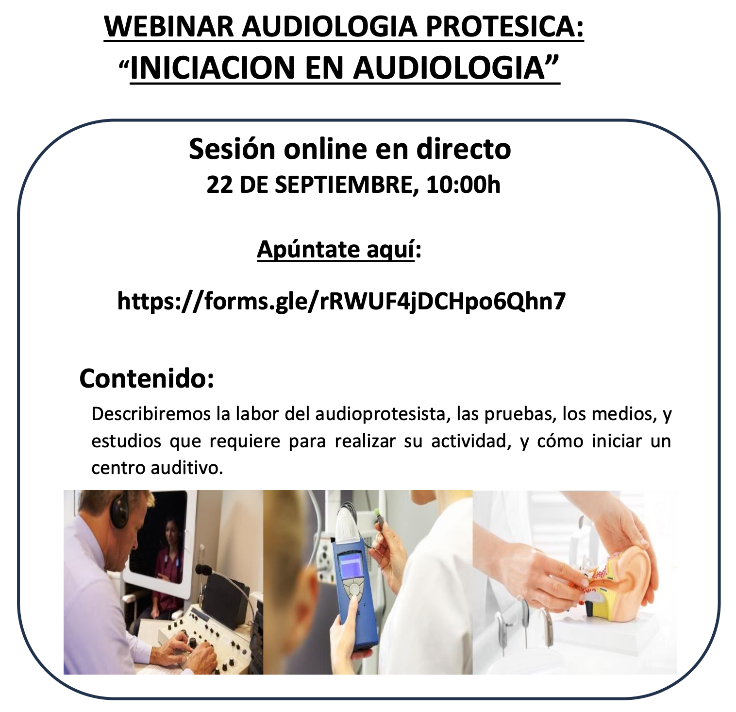 Webinar audio